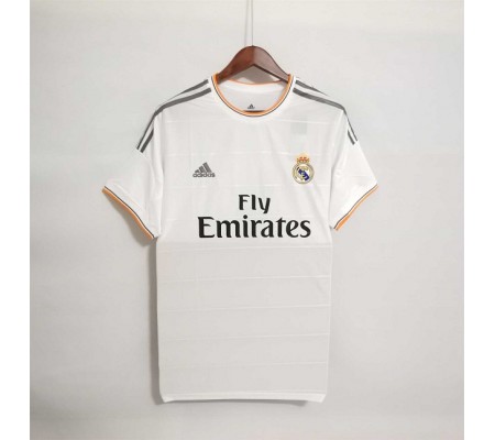 Real Madrid 13/14 Home White Soccer Jersey